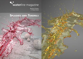 Waterline RealFlow magazine issue 3 – Splashes and Tendrils