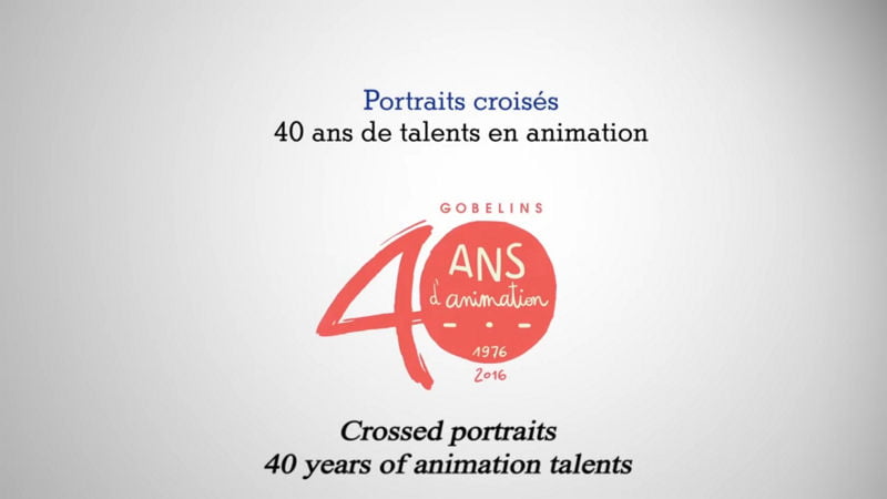 Gobelins’ Crossed Portraits, 40 years of animation talents