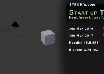 3DS Max vs Houdini vs Blender startup time