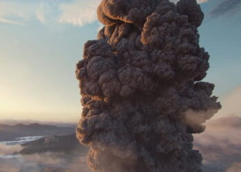 Volcano simulation with breakdowns