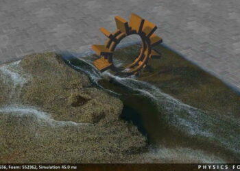 PhysicsForest is a new real-time fluid simulation software in development