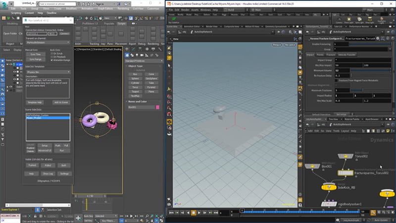Max/Houdini bridge tool Nyx Sidekick v1.0 now available