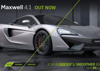 Maxwell Render 4.1 brings Altus denoiser