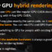 V-Ray GPU-CPU hybrid rendering and GTC presentation