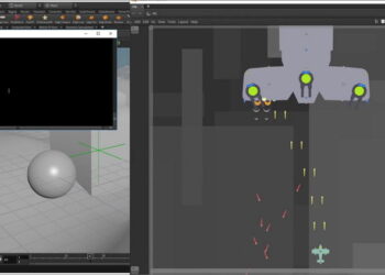 Houdini interface video game framework