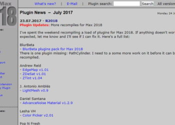 Maxplugins.de recompiled for 3DS Max 2018