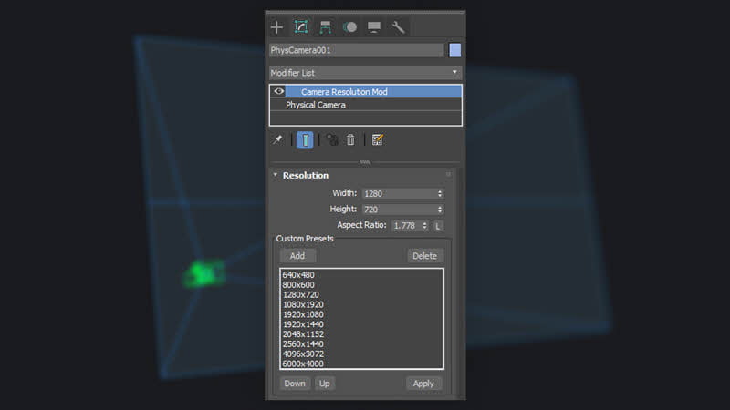 Camera Resolution Modifier