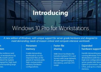 Microsoft announces Windows 10 Pro for Workstations