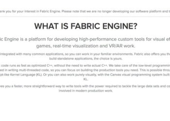 Fabric Engine ceases development