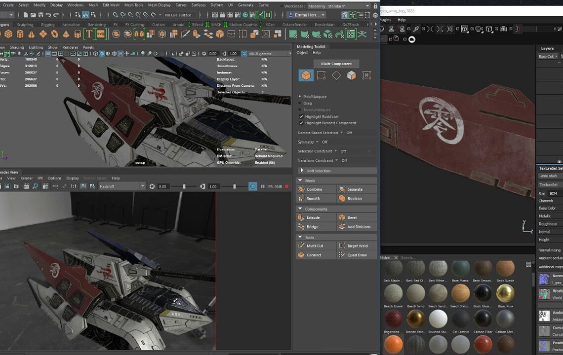 New plugin adds a live link between Substance Painter and Maya, Modo or Blender