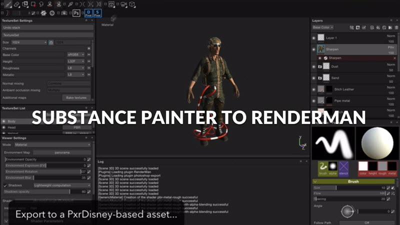 Exporting Substance Painter projects to RenderMan - CGPress