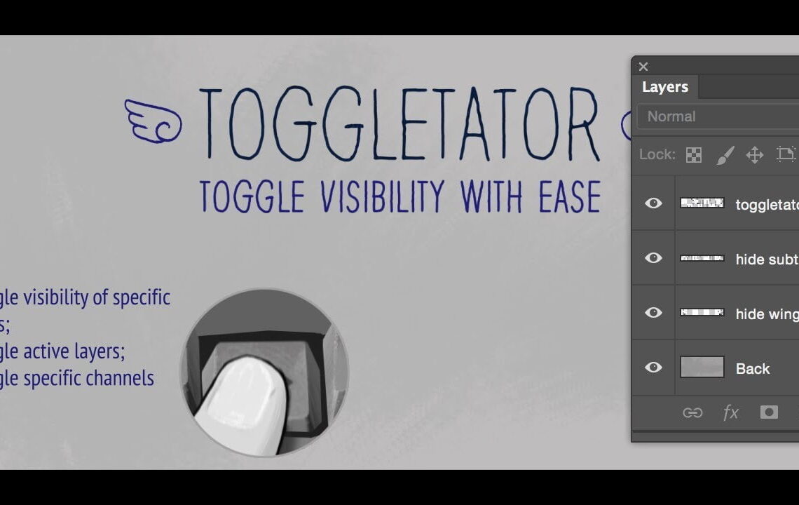 Toggletator – control the visibility of layers with a keypress