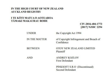 High Court rules in favour of Otoy in the case of Otoy Vs Andrey Kozlov, the developer of FStormRender