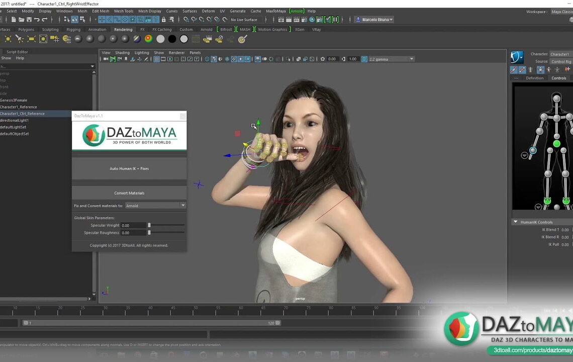 DazToMaya released