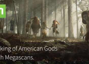 Making of American Gods with Megascans