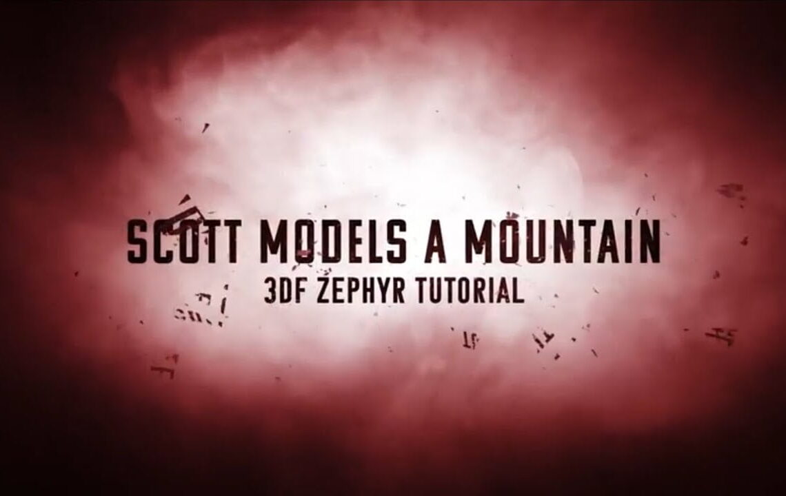 Scanning mountains with 3DF Zephyr