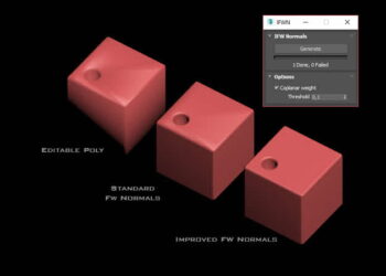 Improved Face Weighted Normals