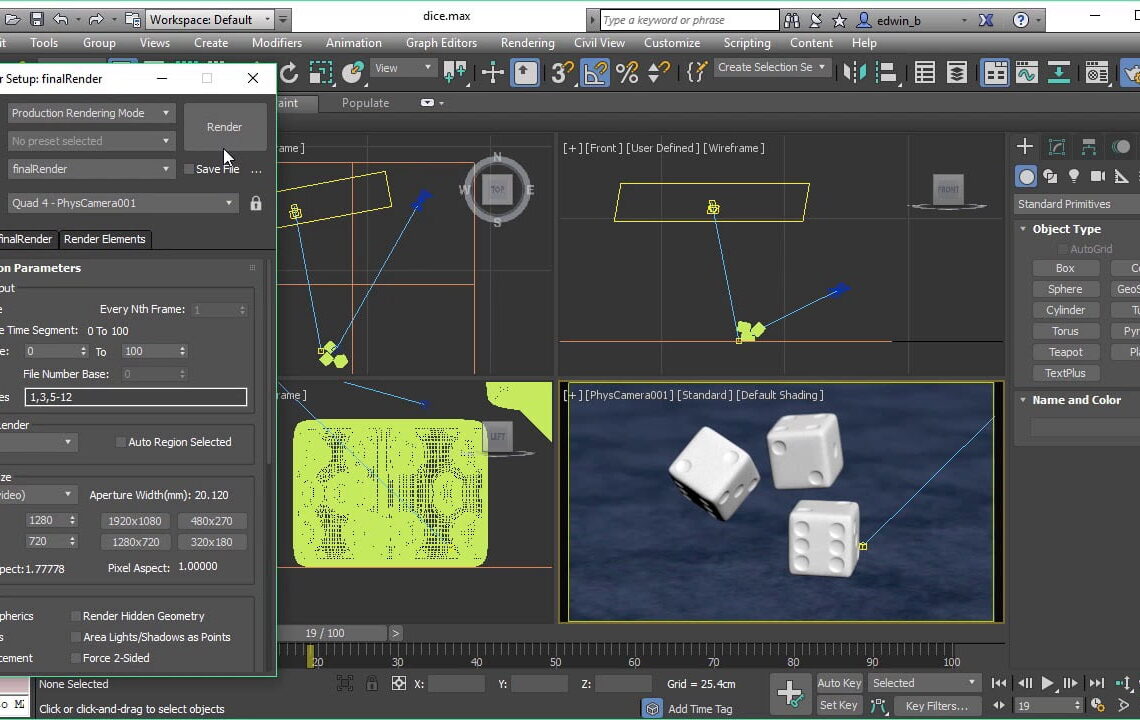 AI Denoising in FinalRender preview