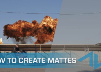 Creating mattes and compositing large scale explosions in After Effects