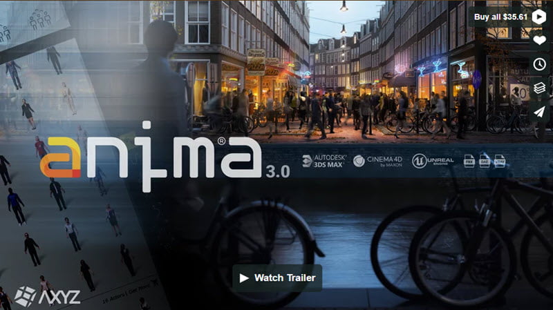 ANIMA 3.0 crowd animation course