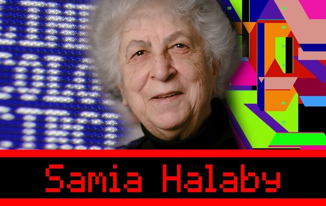 Samia Halaby’s Amiga powered Kinetic Paintings