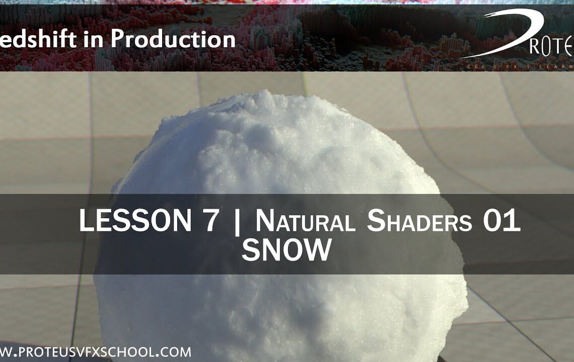 Creating a snow shader for Redshift