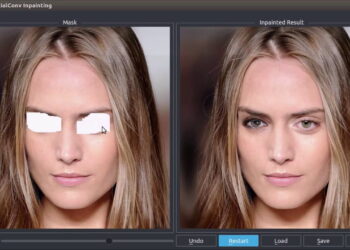 Reconstructing photos using AI