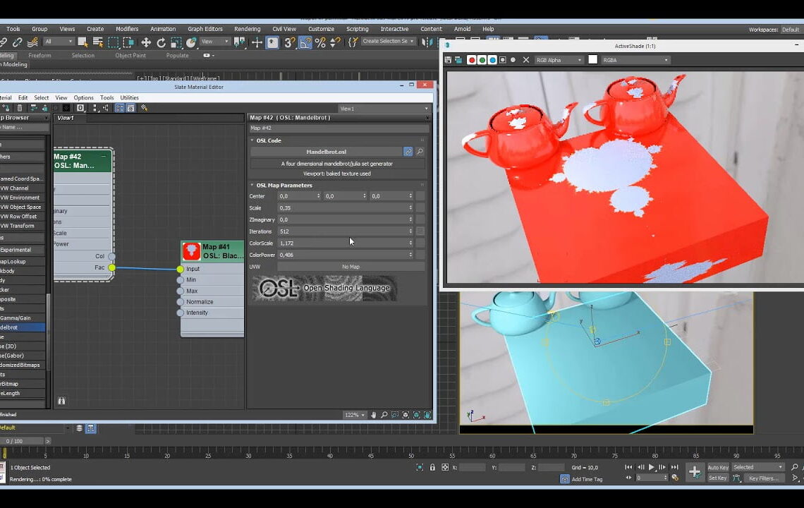 Introduction to the OSL maps included in 3DS Max 2019