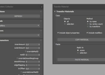 Transfer Materials and Parameter Collector scripts