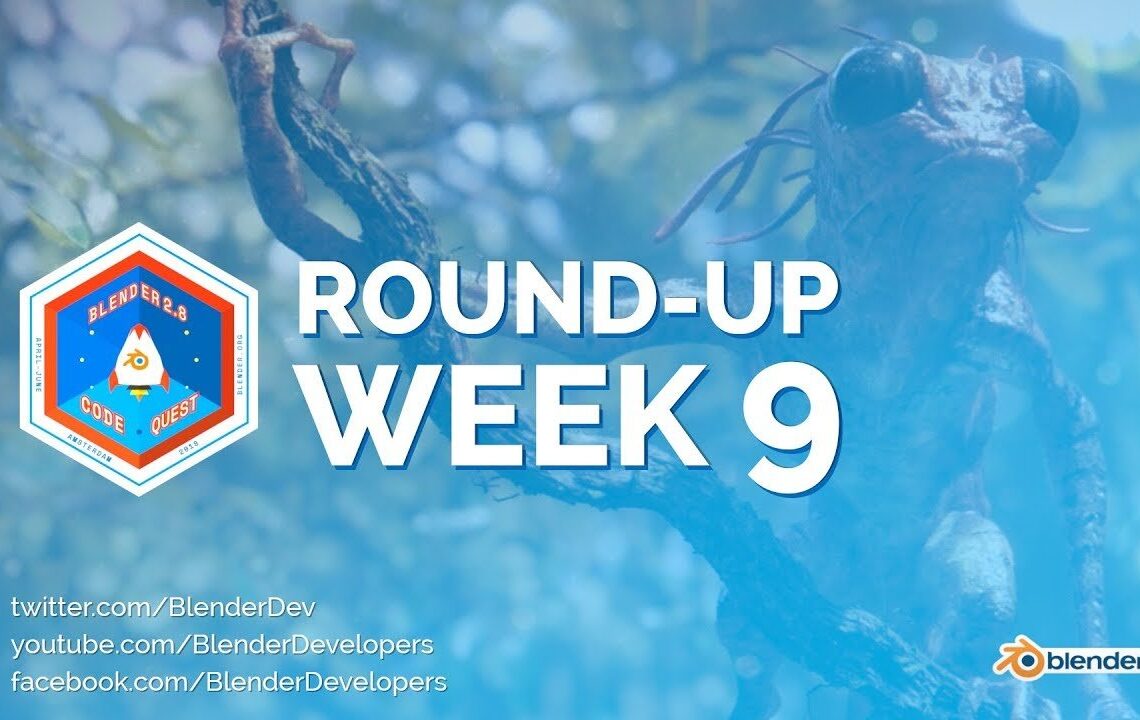 Blender Code Quest – week 9 roundup