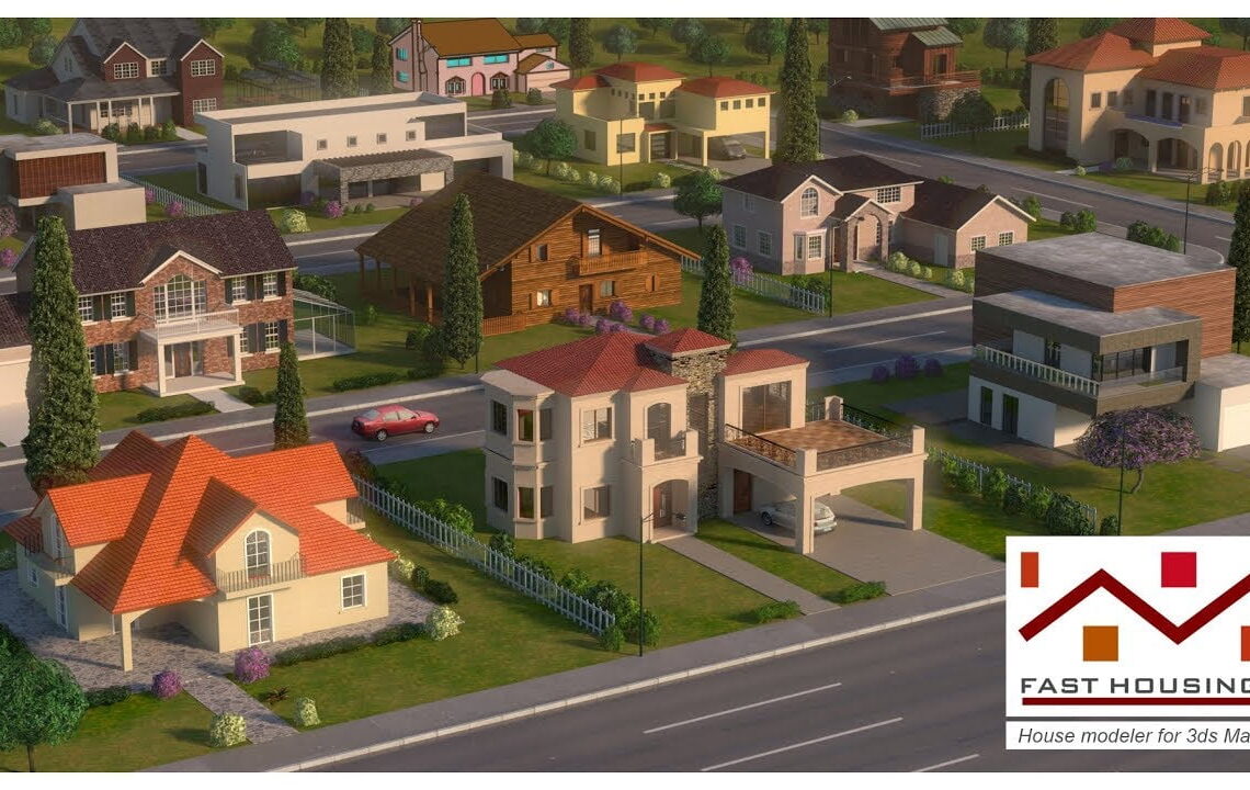 Fast Housing plugin – parametric buildings for 3DS Max