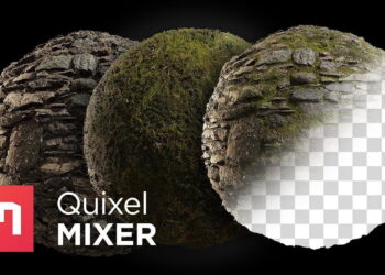 Handpainted masking in Quixel Mixer
