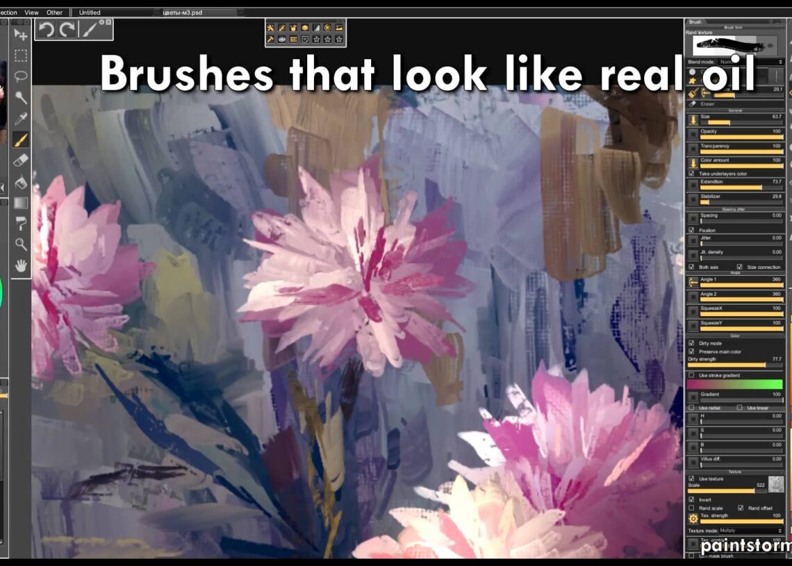 Paintstorm – a new digital painting tool