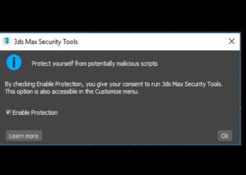 3DS Max security tools protect users from malicious scripts
