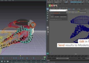 Mosketch updated with a streaming server for integration with other 3D software