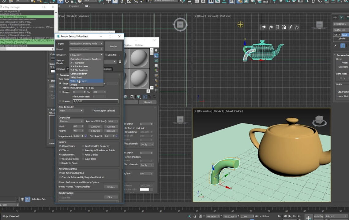 V-Ray viewport IPR preview