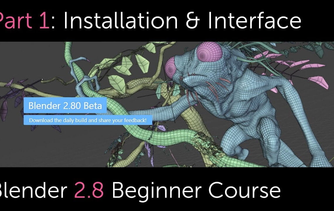 Blender 2.8 beginner tutorials