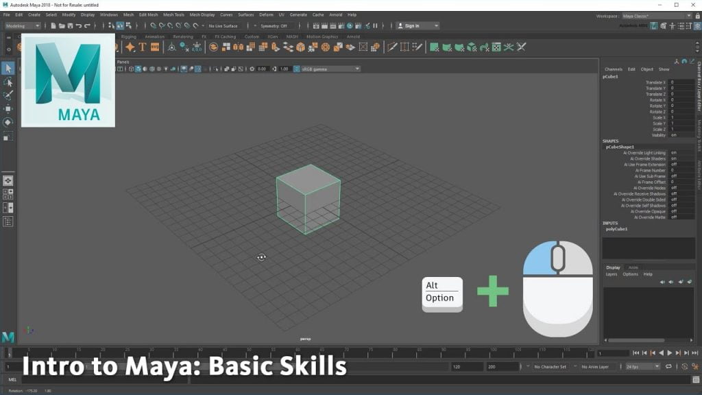 Getting started with Maya – CGPress