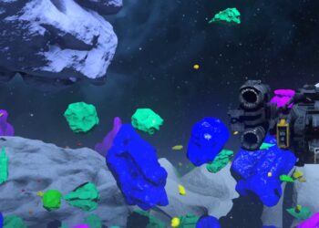 NVIDIA asteroids demo