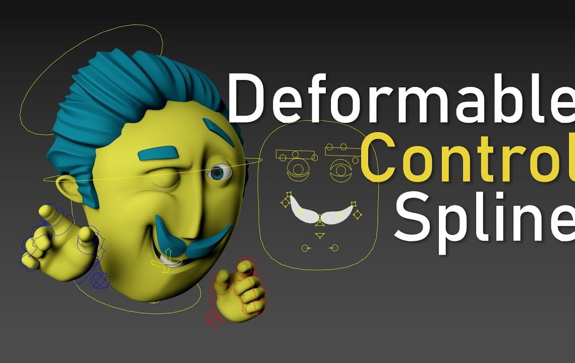Deformable control spline for rigs