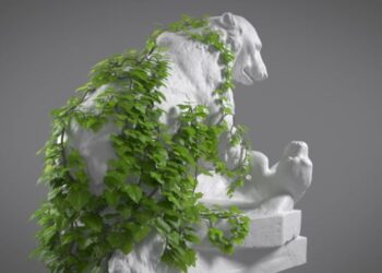 IvyTaming – new Houdini digital asset for growing ivy