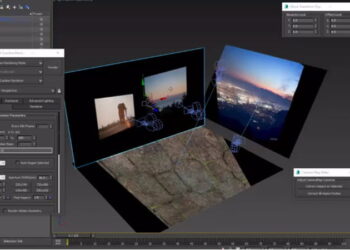Camera Map projections with unique aspect ratios in 3DS Max without plugins