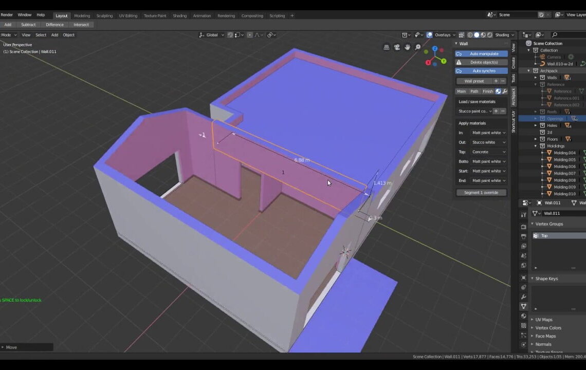 ArchiPak 2.0 released for Blender 2.8