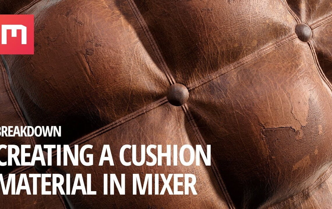 Creating a cushion material with Quixel Mixer