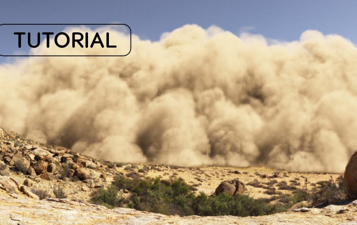 Creating a sandstorm simulation in 3DS Max