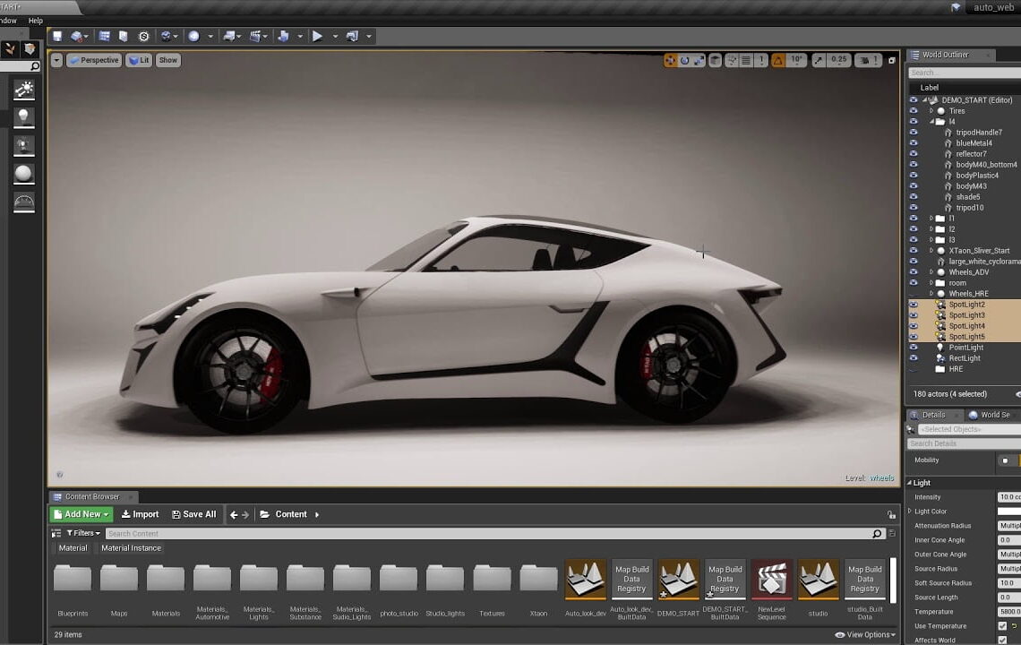 Look-development workflows in Unreal Studio with Substance and X-Rite
