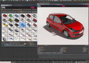 SiNi Software previews Ami – a new asset manager for 3DS Max