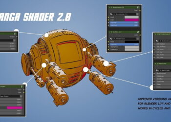 Manga Shader 2.0 for Blender released