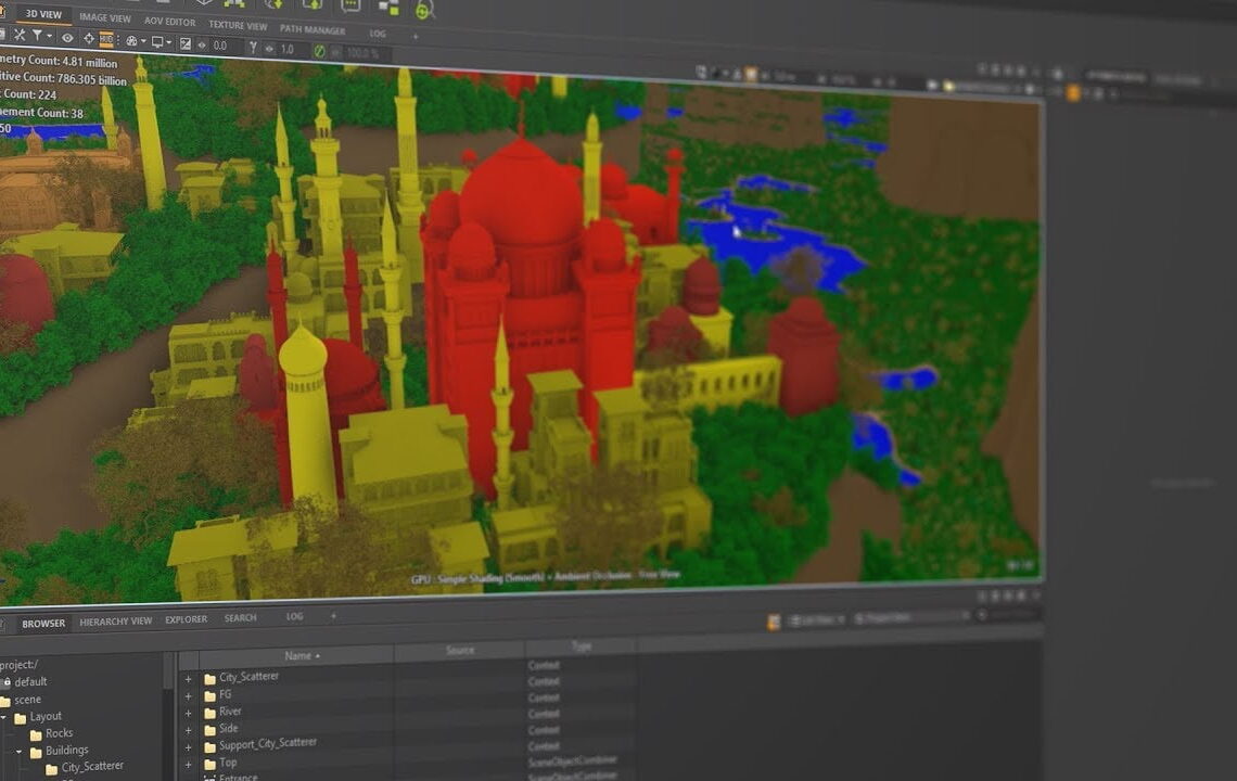 Clarisse iFX 4.0 SP2 out now with an RTX accelerated 3D viewport