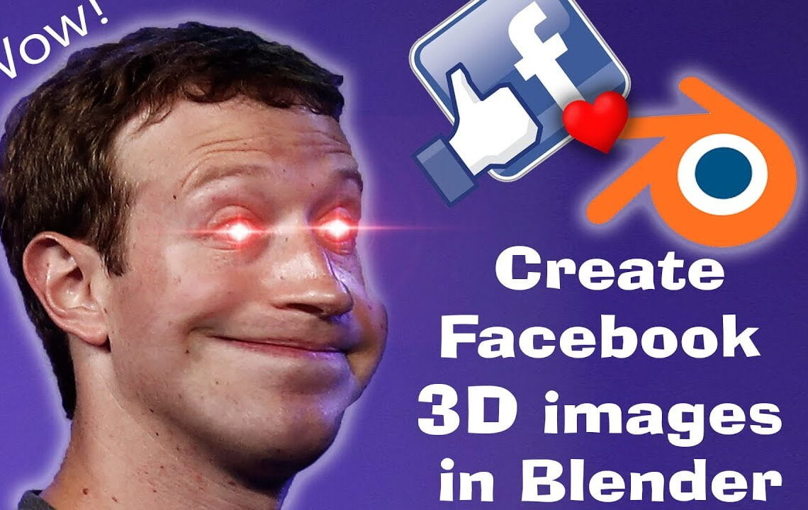 Creating Facebook 3D photos from renders